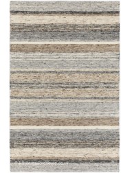 Firenze Stripe Grey Mix Rug - Thumbnail - 6