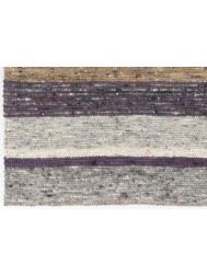 Firenze Stripe Brown Mix Rug - Thumbnail - 3