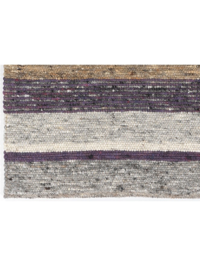 Firenze Stripe Brown Mix Rug - 3