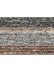 Firenze Stripe Brown Mix Rug - Thumbnail - 4