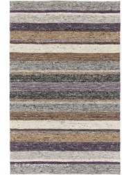 Firenze Stripe Brown Mix Rug - Thumbnail - 6