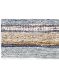 Firenze Stripe Blue Mix Rug - Thumbnail - 3