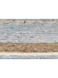 Firenze Stripe Blue Mix Rug - Thumbnail - 4