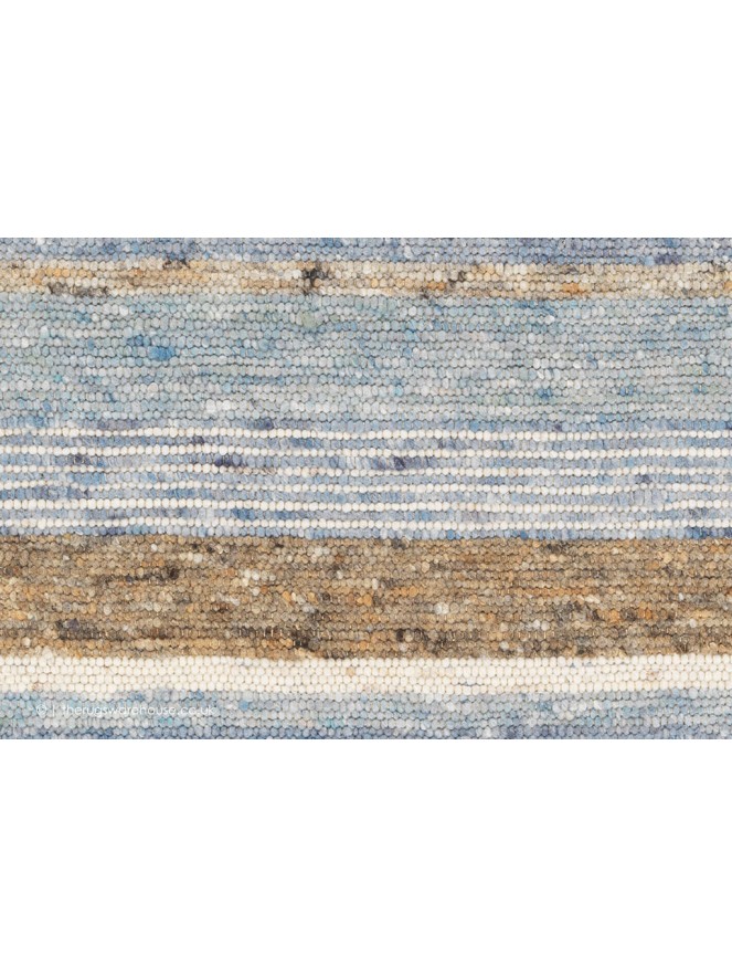 Firenze Stripe Blue Mix Rug - 4