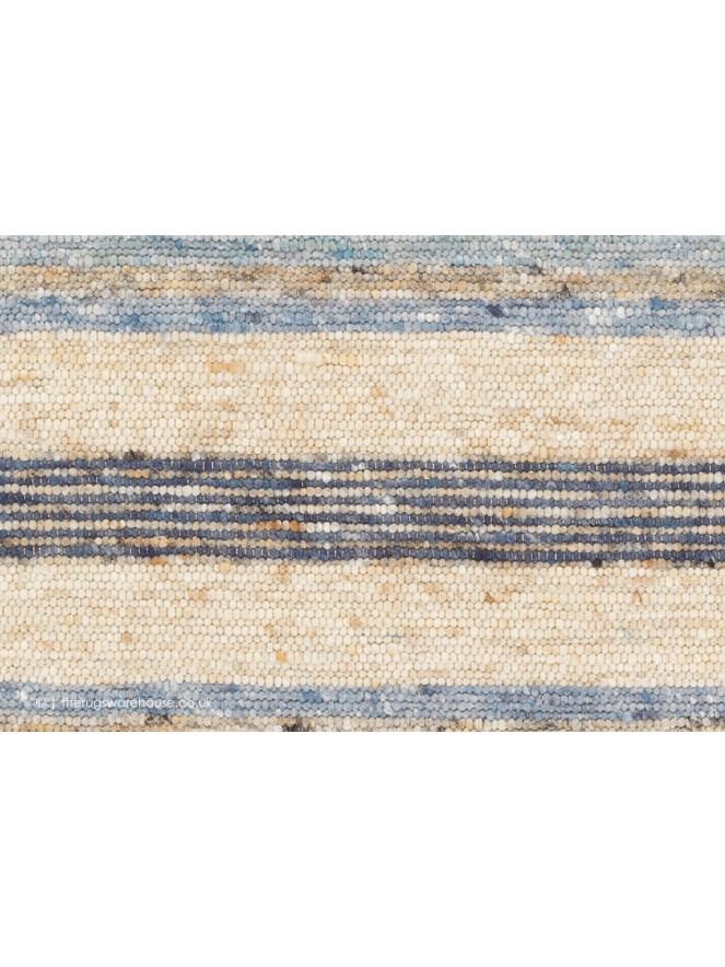 Firenze Stripe Blue Mix Rug - 5