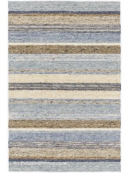 Firenze Stripe Blue Mix Rug - Thumbnail - 6