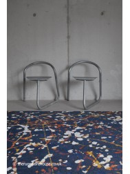 Abstract Blue Rug - Thumbnail - 3