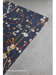 Abstract Blue Rug - Thumbnail - 5