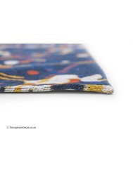 Abstract Blue Rug - Thumbnail - 6