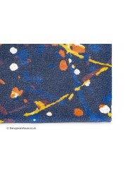 Abstract Blue Rug - Thumbnail - 8