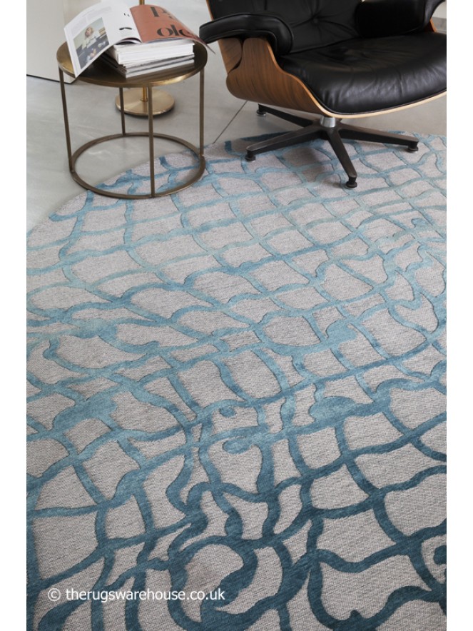 Blue Marine Rug - 3