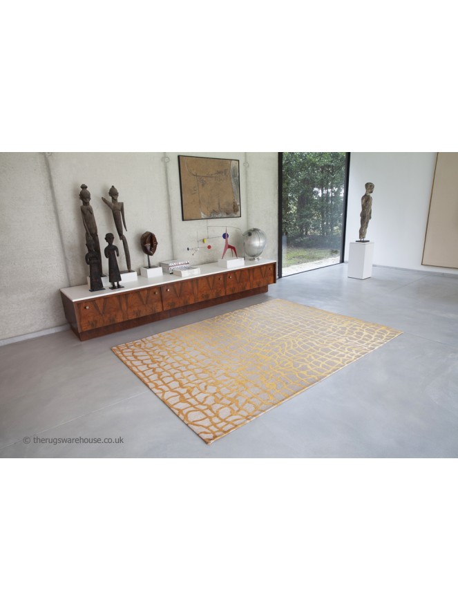 Yellow Scarab Rug - 2