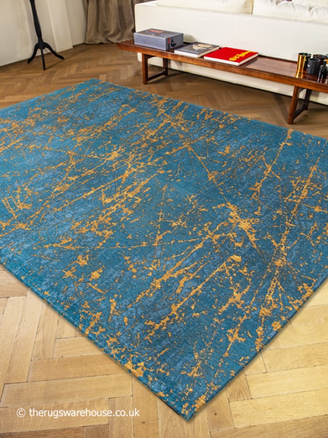 Lightning Turquoise Rug - 3