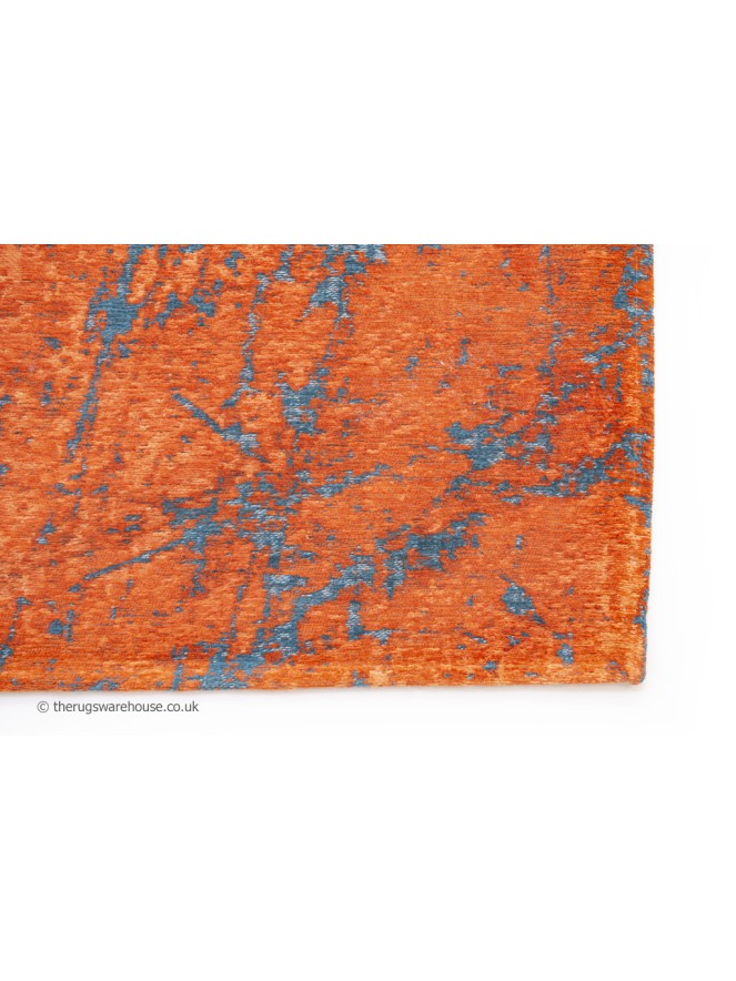 Nebula Orange Rug - 5