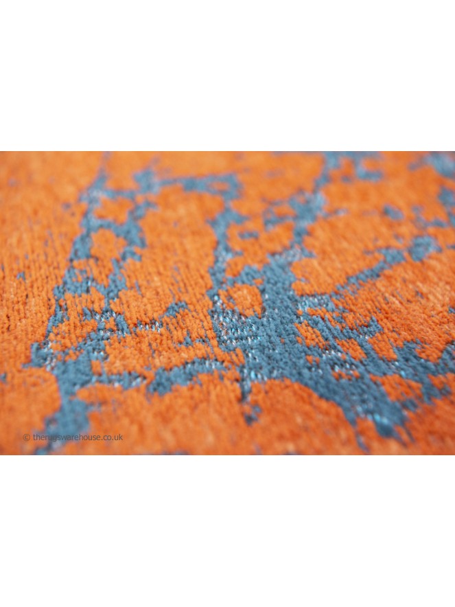 Nebula Orange Rug - 6