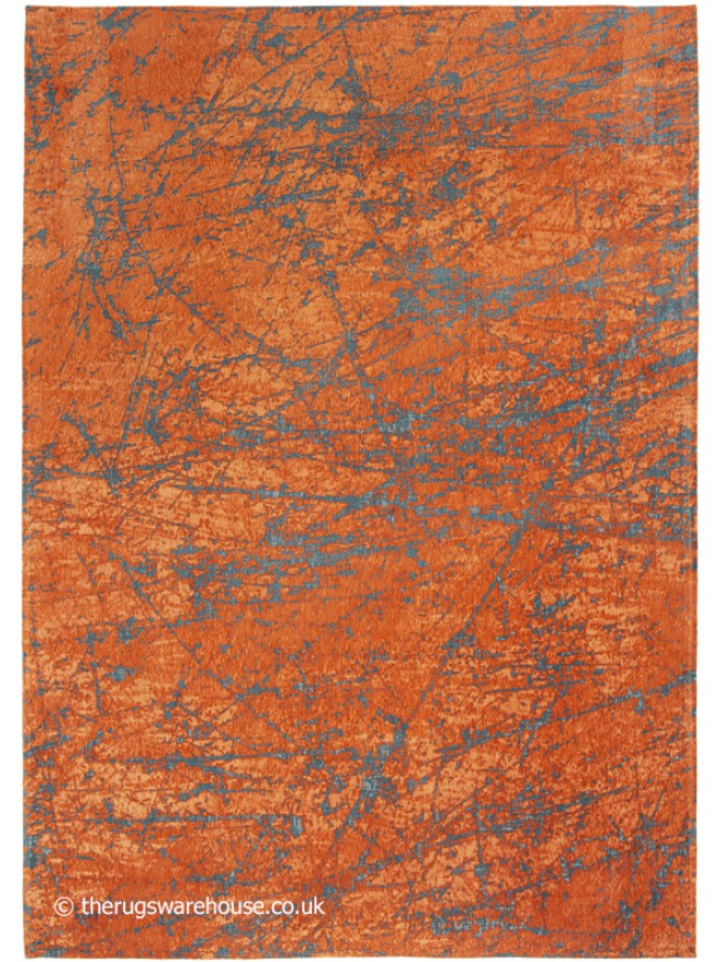 Nebula Orange Rug - 7