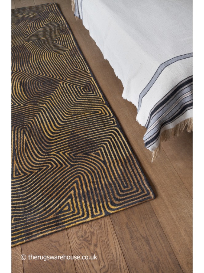 Black Gold Rug - 3