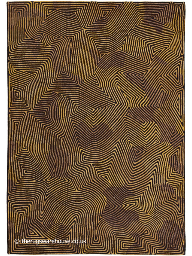 Black Gold Rug - 10