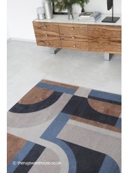 Camel Blue Rug - Thumbnail - 3