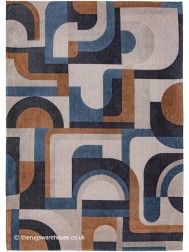 Camel Blue Rug - Thumbnail - 9