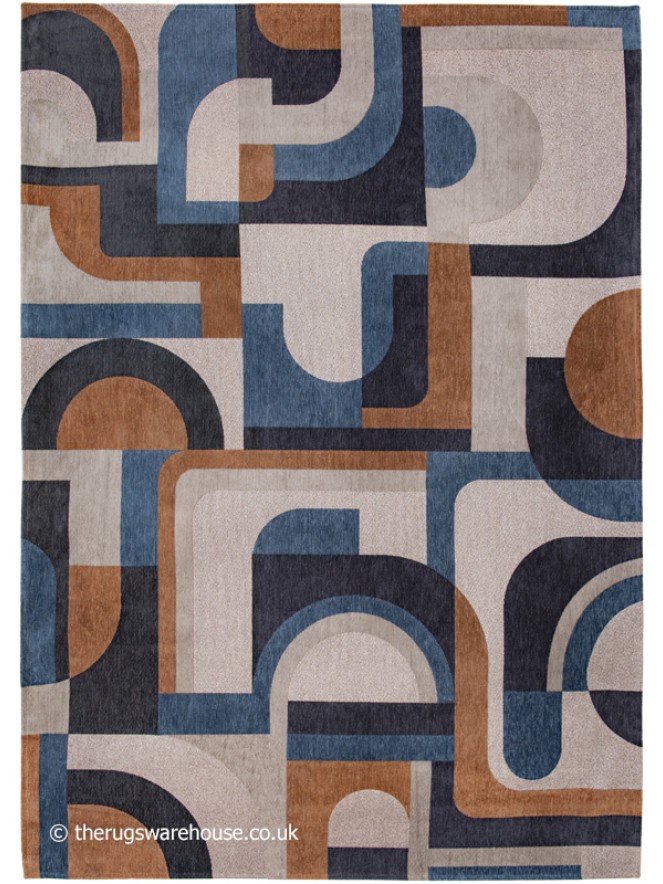 Camel Blue Rug - 9