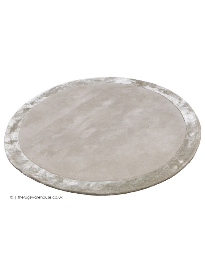 Bogota Silver Moss Circle Rug - 7