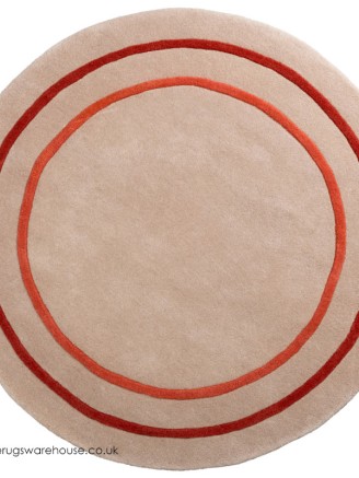 Riga Beige Coral Circle