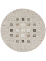 Babati Grey Mix Circle Rug - Thumbnail - 5