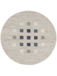 Babati Blue Mix Circle Rug - Thumbnail - 5