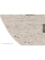 Babati Yellow Mix Circle Rug - Thumbnail - 3