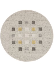 Babati Yellow Mix Circle Rug - Thumbnail - 5