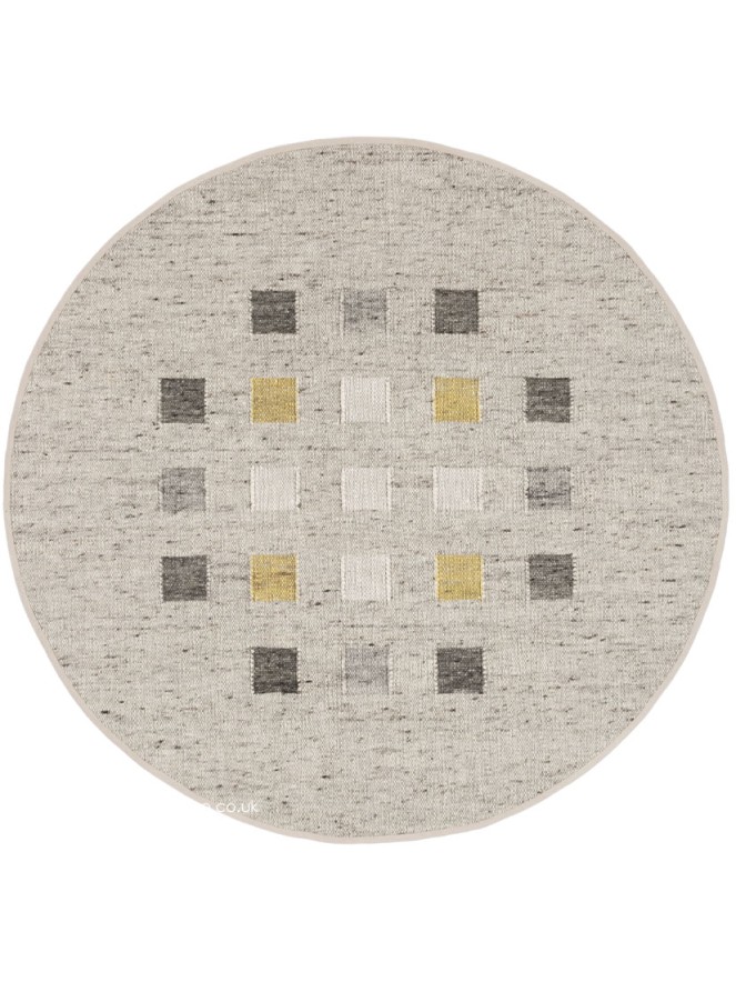 Babati Yellow Mix Circle Rug - 5