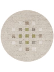 Babati Green Mix Circle Rug - Thumbnail - 5