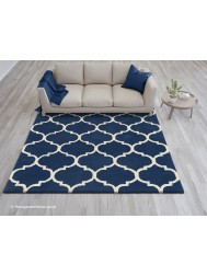 Albany Ogee Blue Rug - Thumbnail - 2