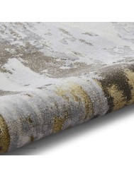 Apollo Abstract Grey Gold Rug - Thumbnail - 5