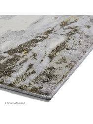 Apollo Abstract Grey Gold Rug - Thumbnail - 6