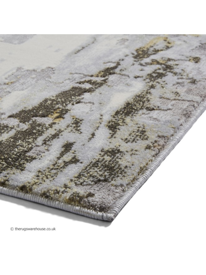 Apollo Abstract Grey Gold Rug - 6