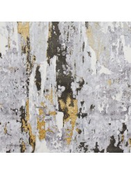 Apollo Abstract Grey Gold Rug - Thumbnail - 7