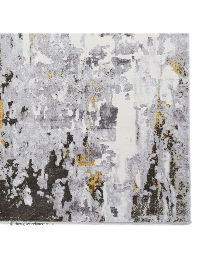 Apollo Abstract Grey Gold Rug - 8