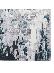 Apollo Abstract Grey Green Rug - Thumbnail - 8