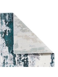 Apollo Abstract Grey Green Rug - Thumbnail - 9