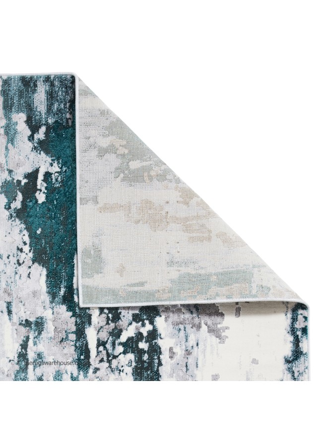 Apollo Abstract Grey Green Rug - 9