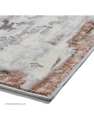 Apollo Abstract Grey Rose Rug - Thumbnail - 6