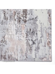 Apollo Abstract Grey Rose Rug - Thumbnail - 8