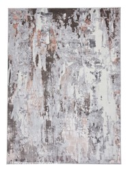 Apollo Abstract Grey Rose Rug - Thumbnail - 10