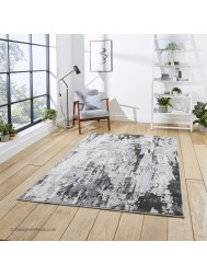 Apollo Abstract Grey Rug - Thumbnail - 2