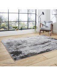 Apollo Abstract Grey Rug - Thumbnail - 3