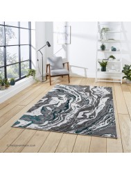 Apollo Marble Grey Green Rug - Thumbnail - 2