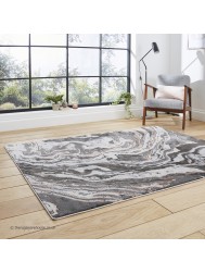 Apollo Marble Grey Rose Rug - Thumbnail - 3