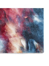 Brooklyn Abstract Red Blue Rug - Thumbnail - 5